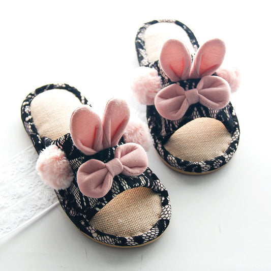 Household Children'S Cotton And Linen Household Shoes